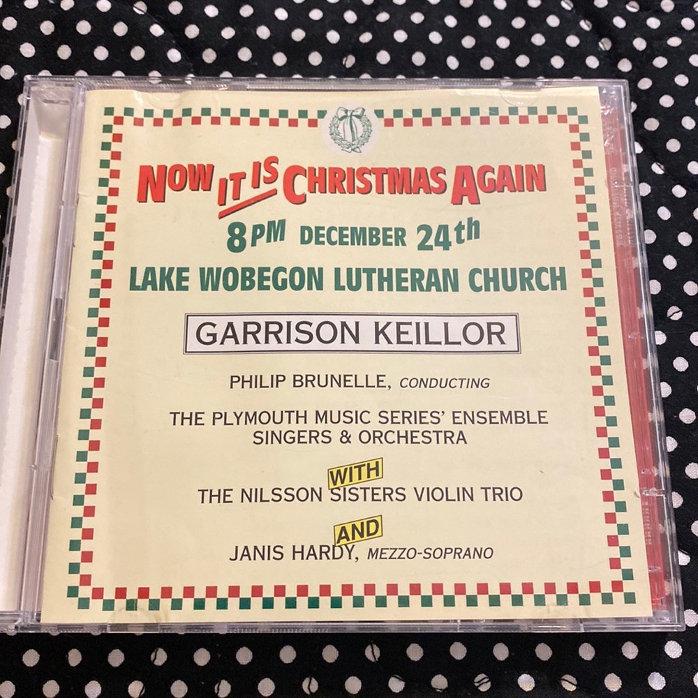 Garrison Keillor, Now it is Christmas Again CD,  selling on Amazon for $129